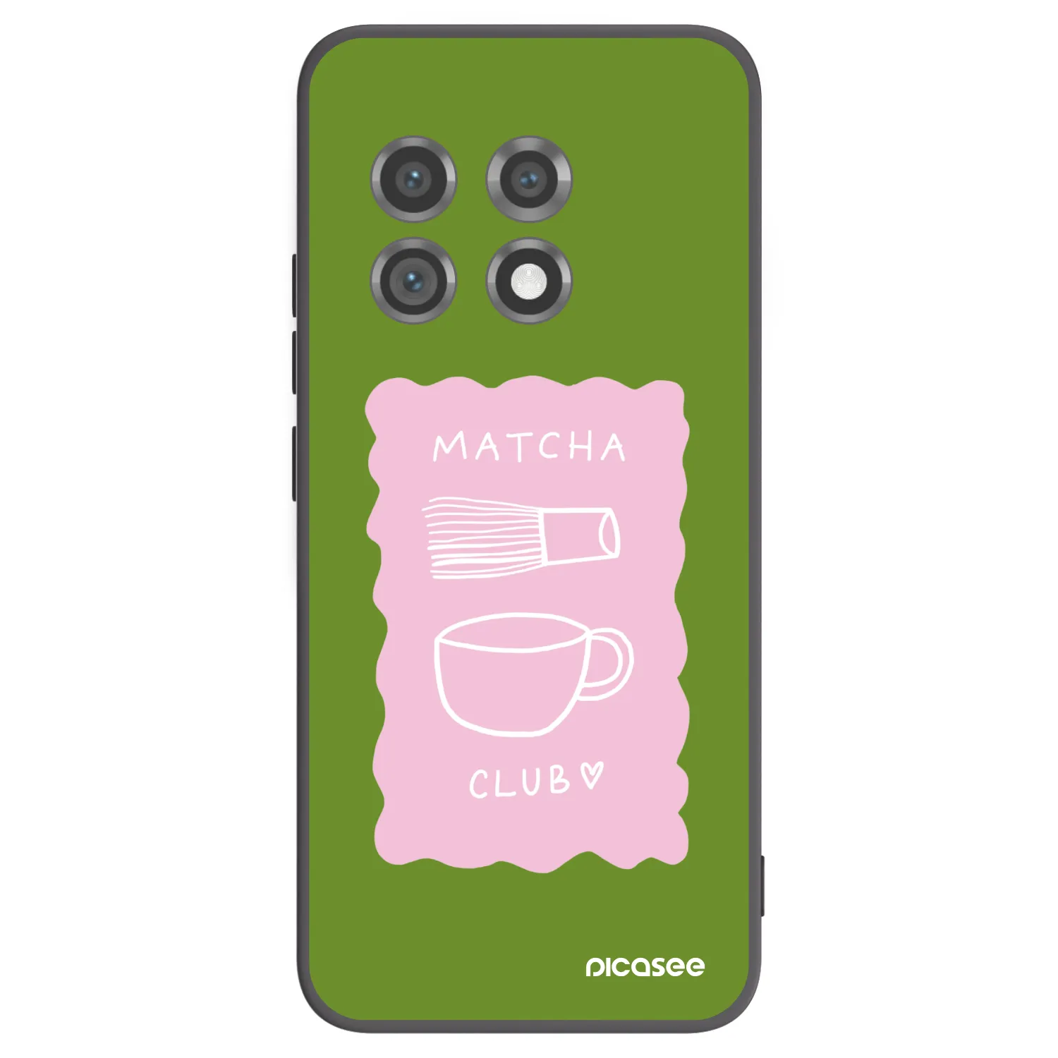 Picasee OnePlus 11 5G Hülle - Schwarzes Silikon - Matcha club