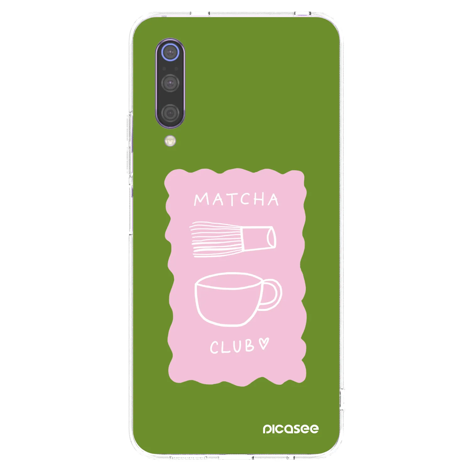Picasee Xiaomi Mi 9 Hülle - Transparentes Silikon - Matcha club