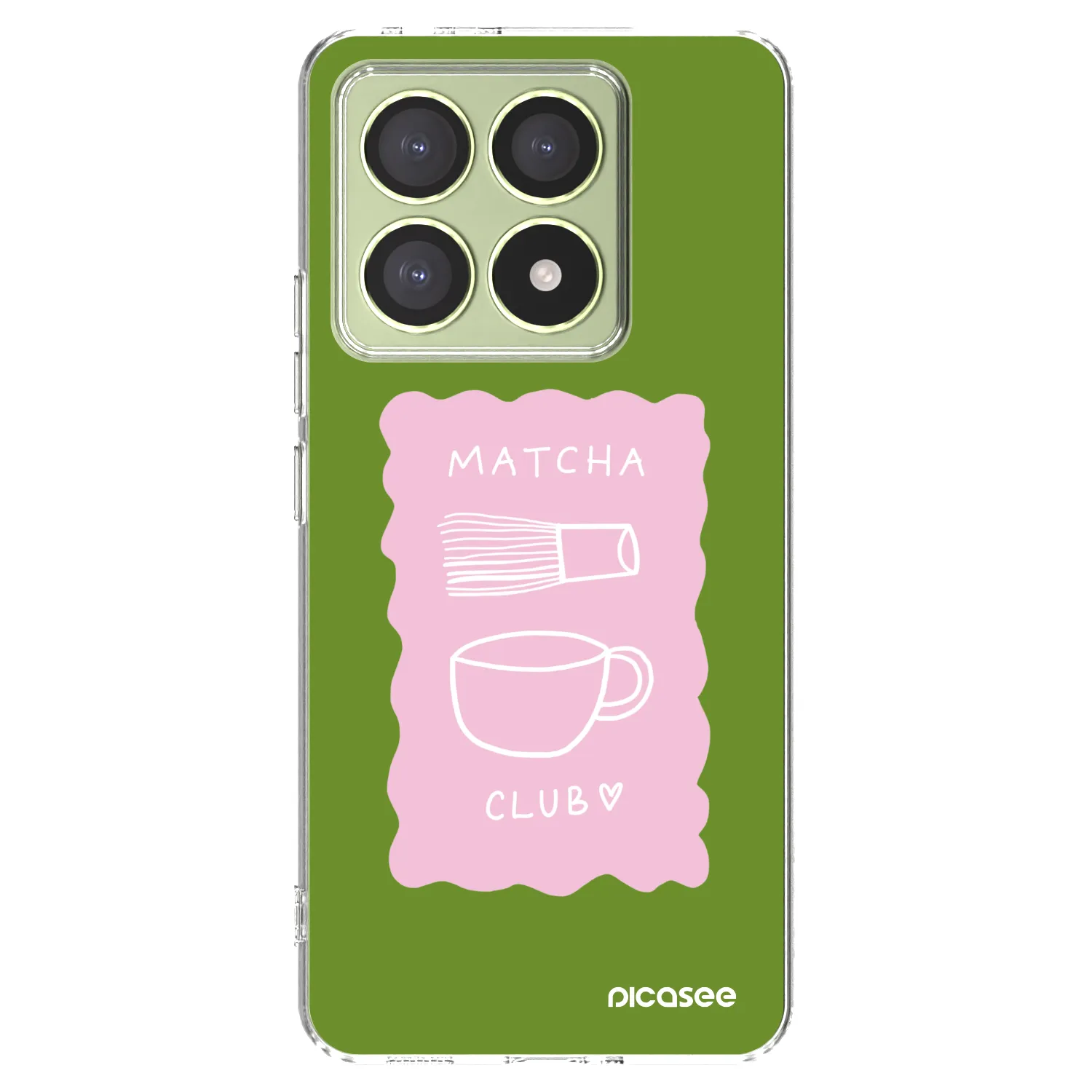 Picasee Xiaomi 14T Hülle - Transparentes Silikon - Matcha club