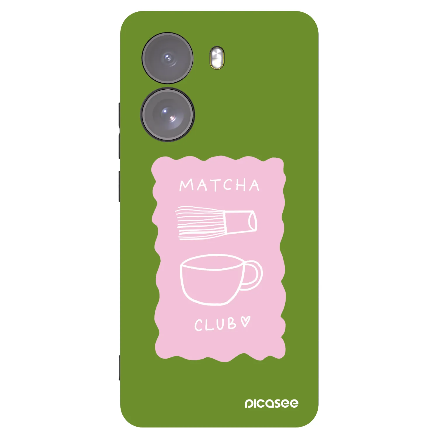 Picasee Xiaomi Poco X7 Hülle - Schwarzes Silikon - Matcha club