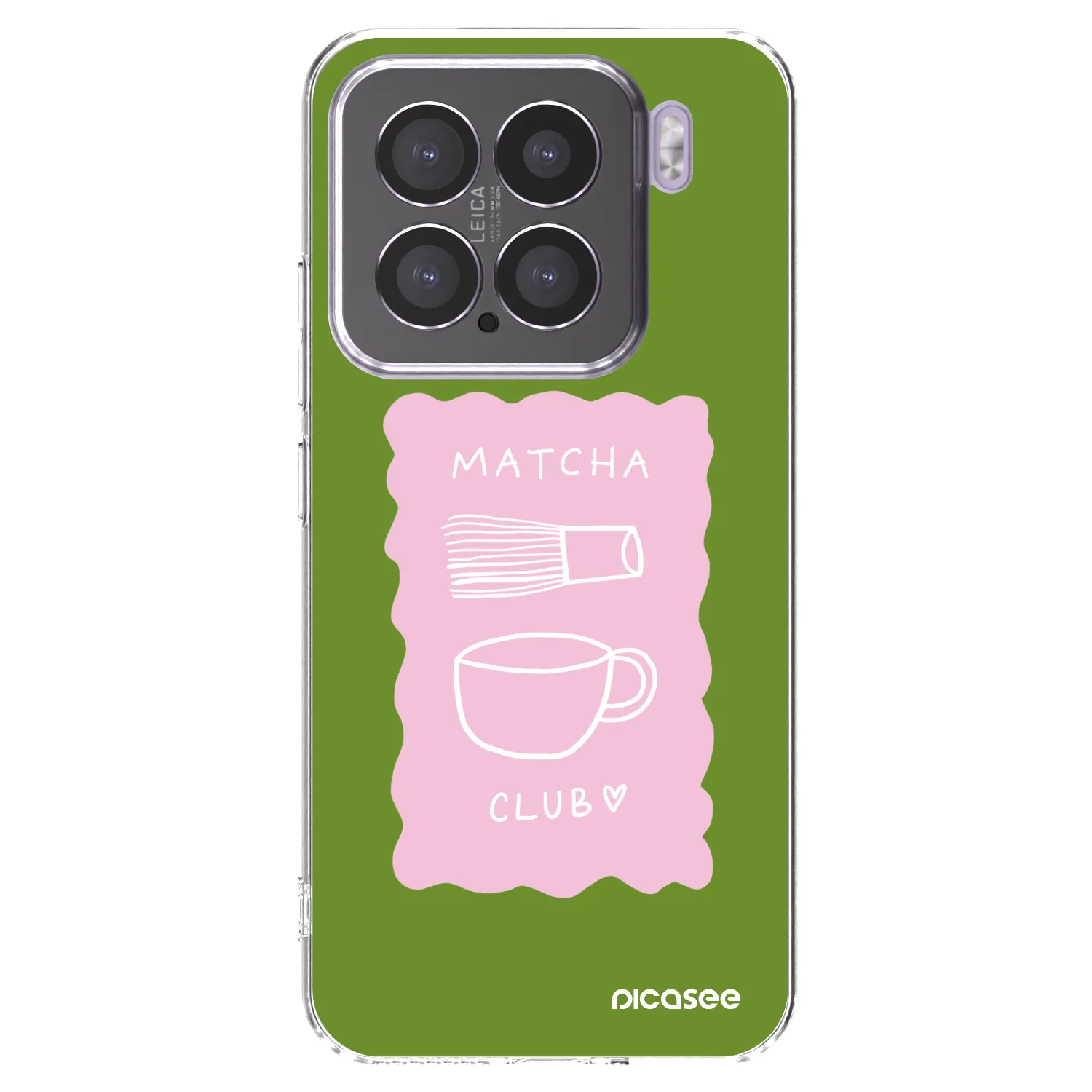 Picasee Xiaomi 15 Hülle - Transparentes Silikon - Matcha club