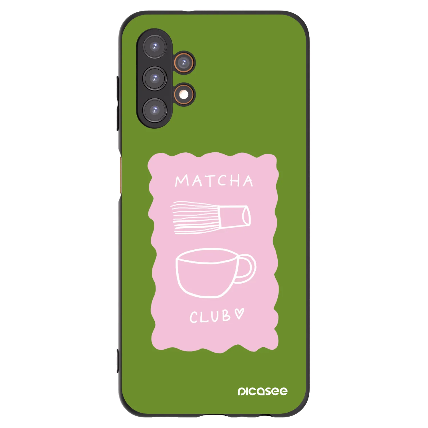 Picasee Samsung Galaxy A13 5G Hülle - Schwarzes Silikon - Matcha club