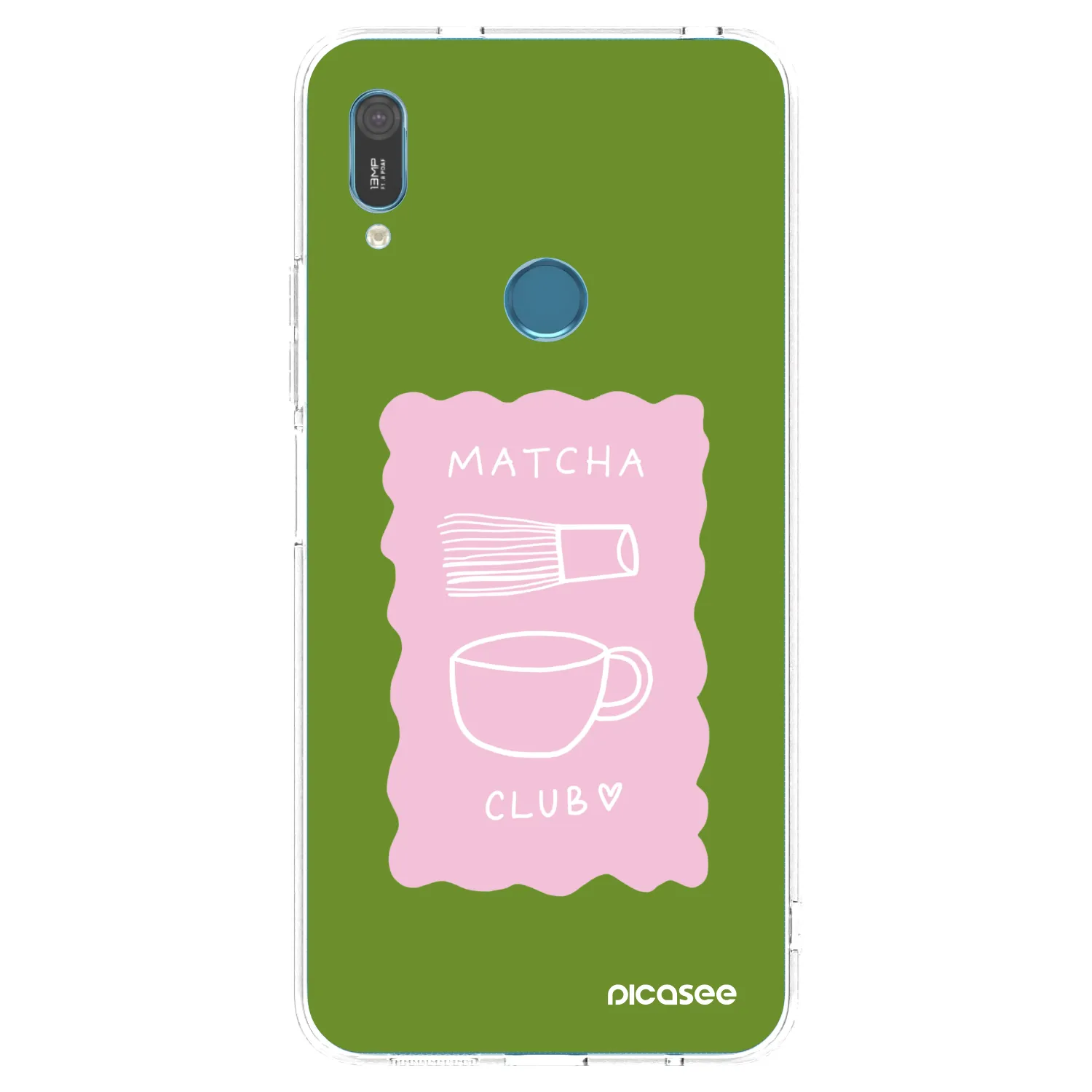 Picasee Huawei Y6 2019 Hülle - Transparentes Silikon - Matcha club