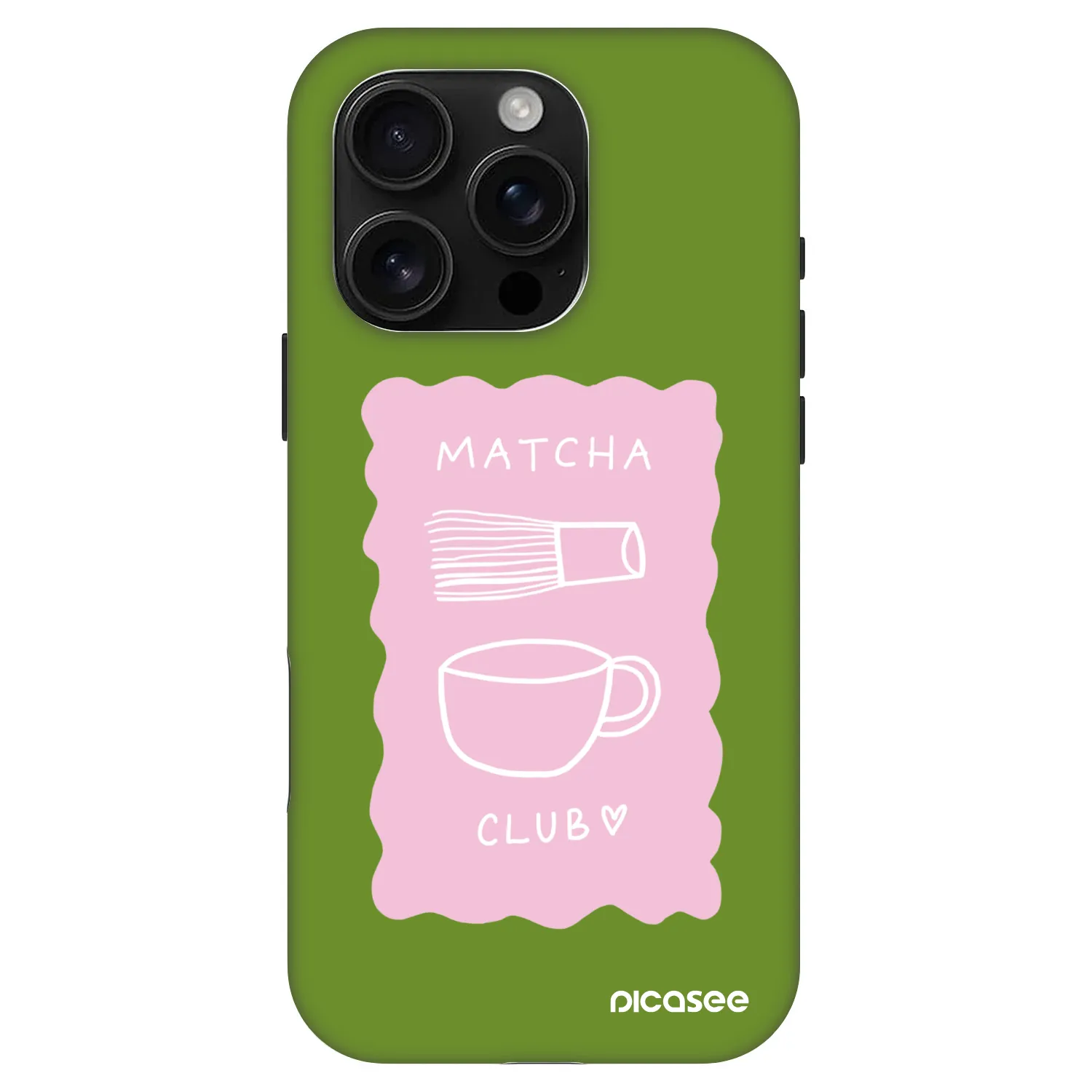 Picasee Fashion Case MagSafe für Apple iPhone 16 Pro - Matcha club