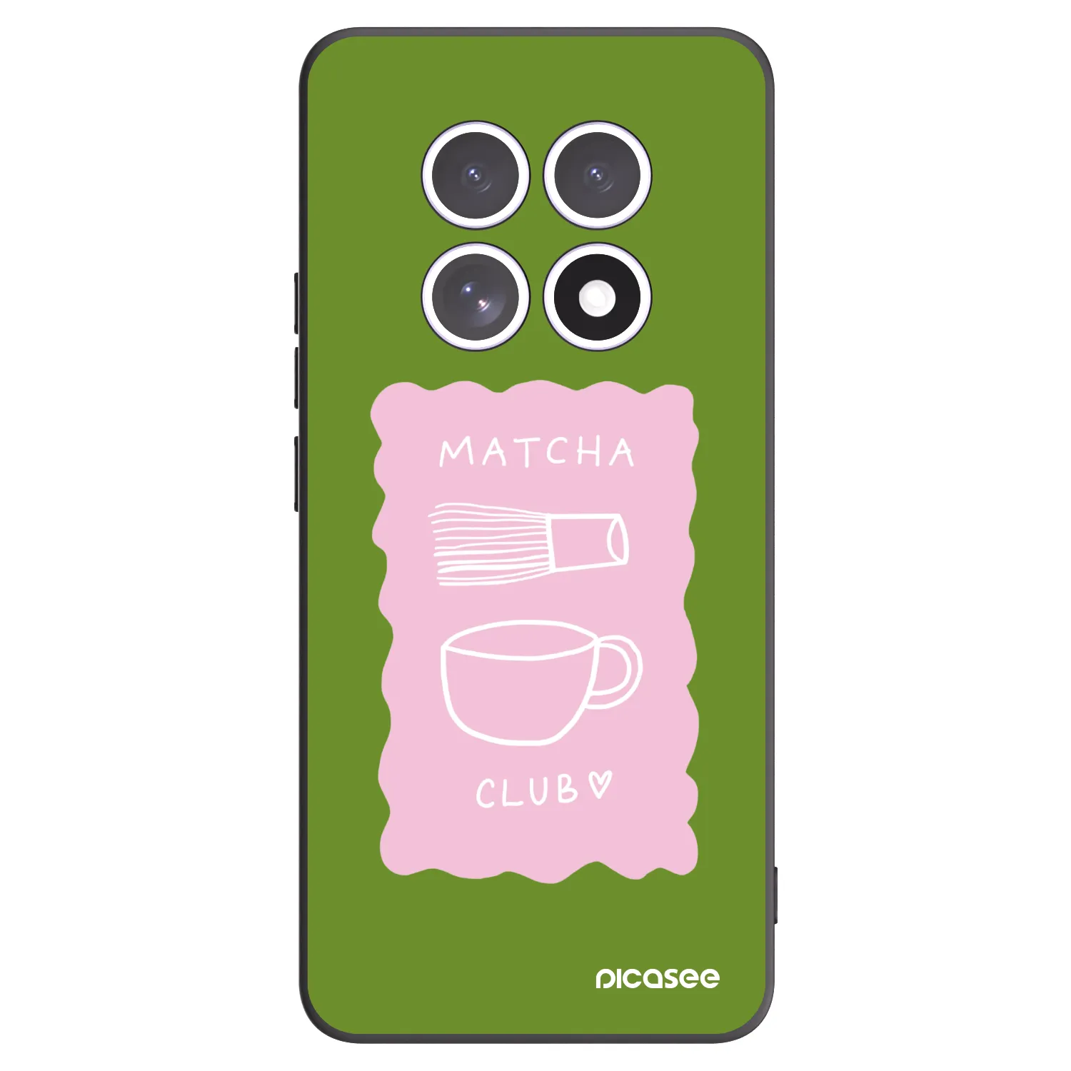 Picasee Xiaomi Redmi Note 15 4G Hülle - Schwarzes Silikon - Matcha club