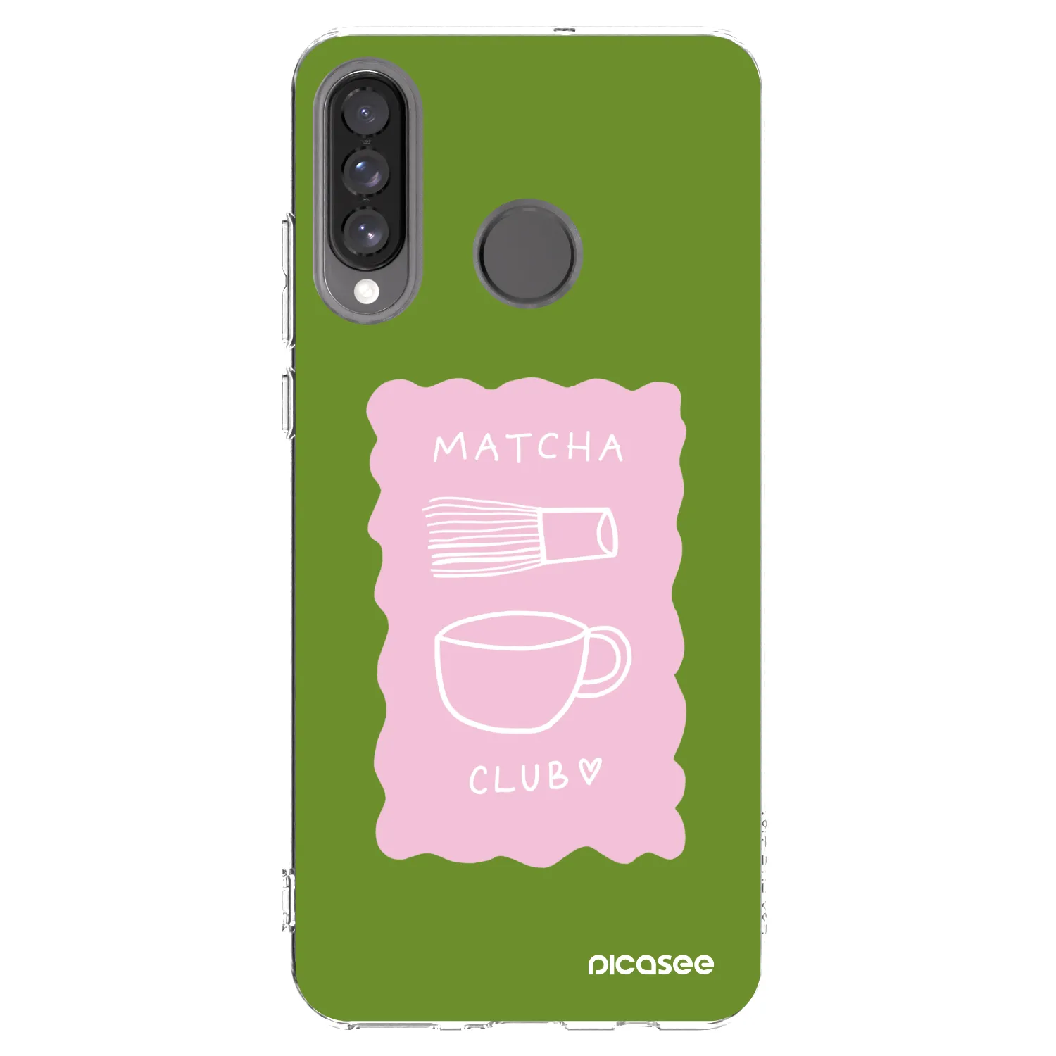 Picasee Huawei P30 Lite Hülle - Transparentes Silikon - Matcha club