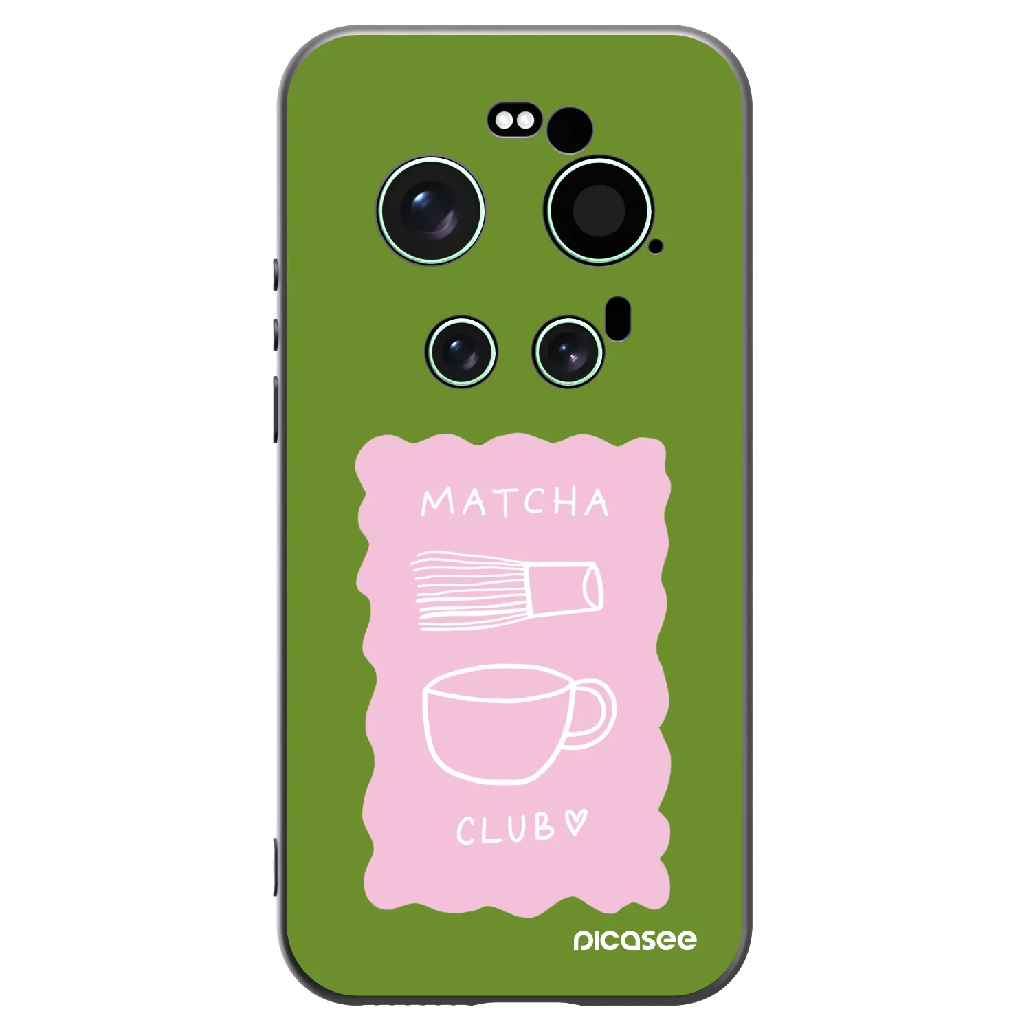 Picasee Xiaomi 17 Ultra Hülle - Schwarzes Silikon - Matcha club