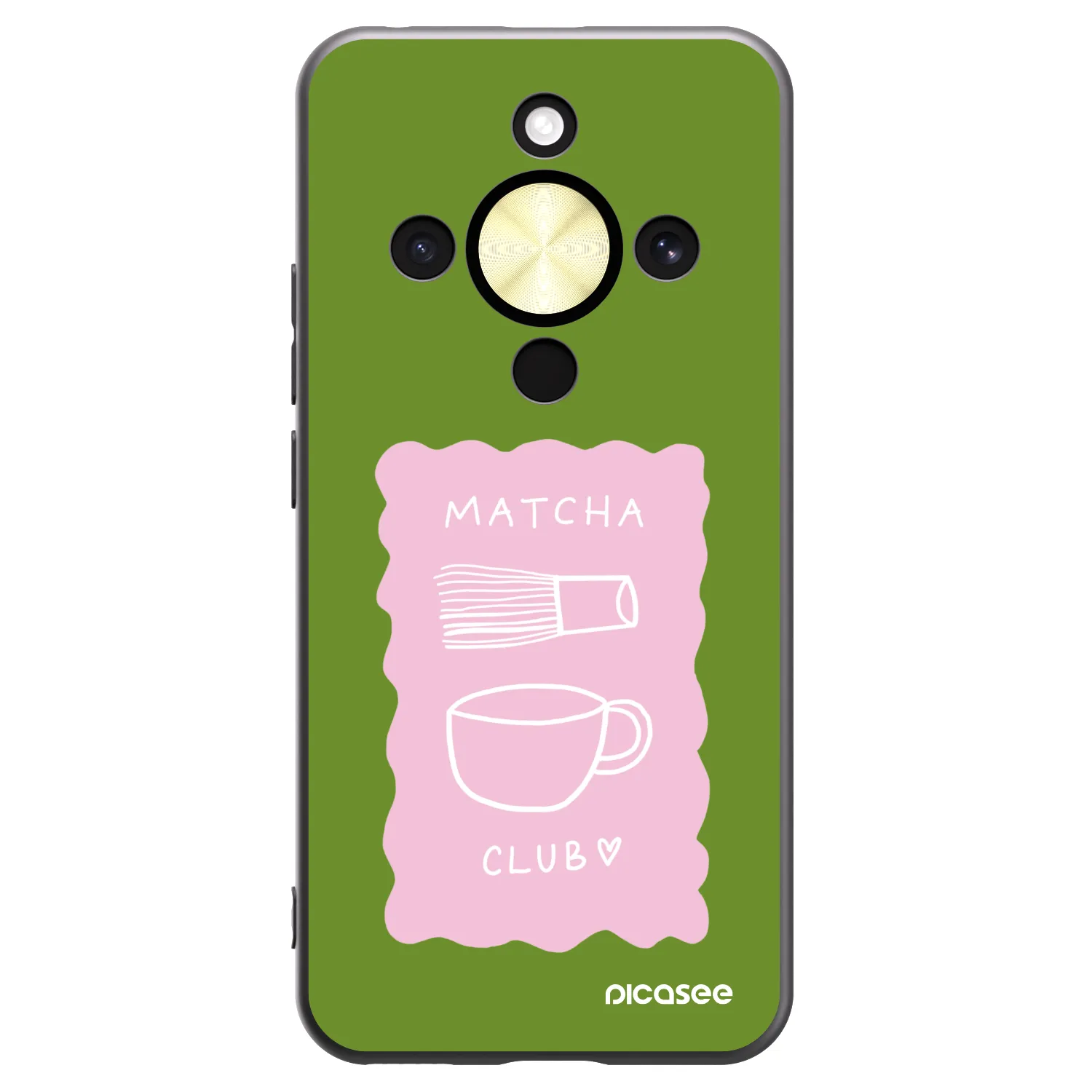 Picasee Honor Magic8 Lite 5G Hülle - Schwarzes Silikon - Matcha club