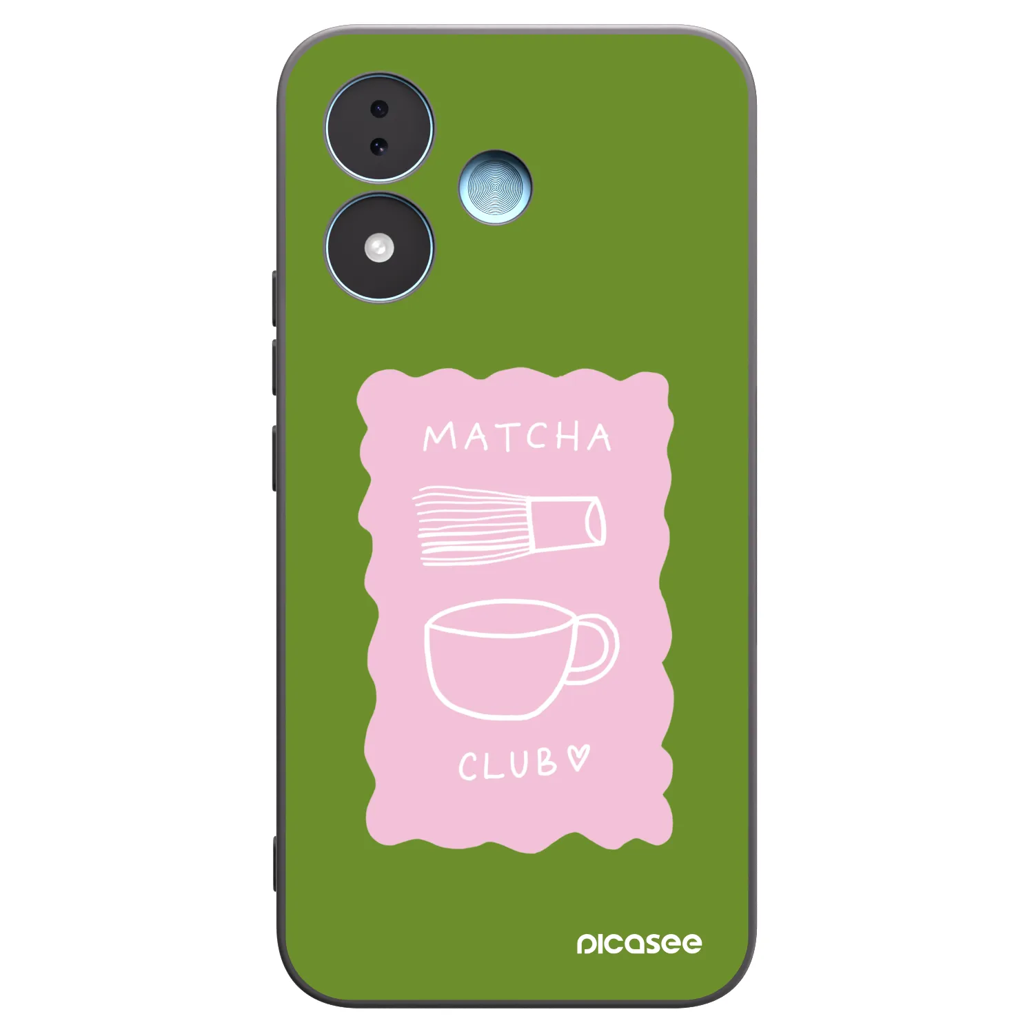 Picasee Xiaomi Redmi Note 17 5G Hülle - Schwarzes Silikon - Matcha club