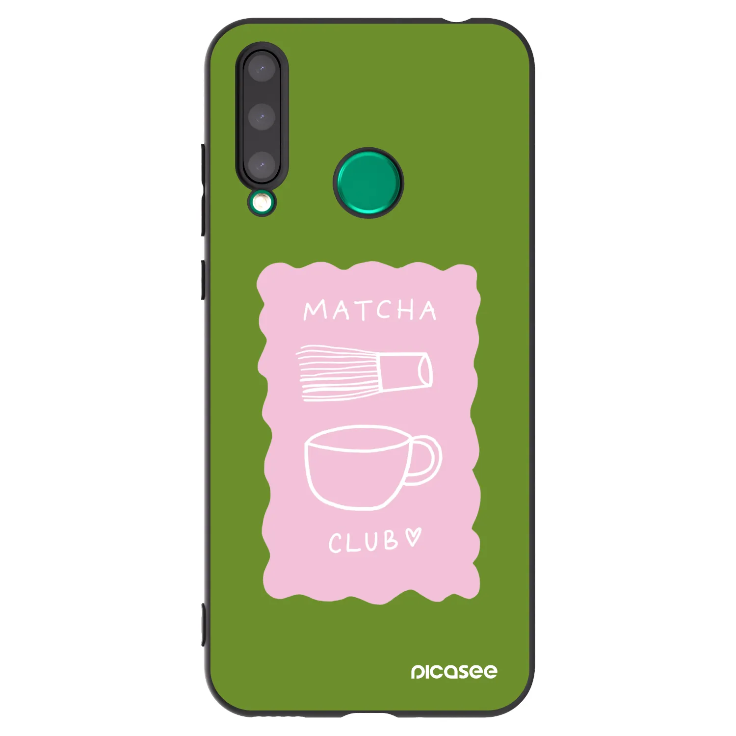 Picasee Honor 20 Lite Hülle - Schwarzes Silikon - Matcha club