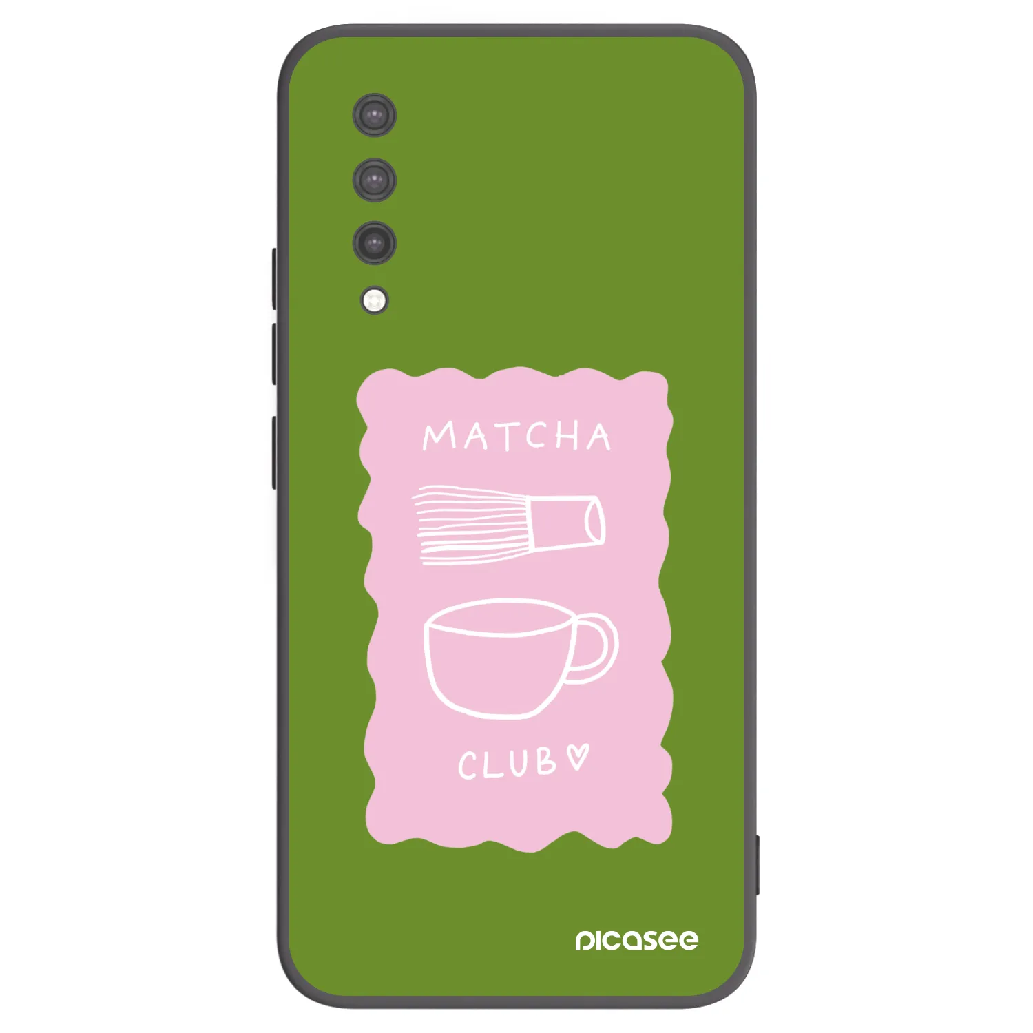 Picasee Xiaomi Mi 9 Lite Hülle - Schwarzes Silikon - Matcha club
