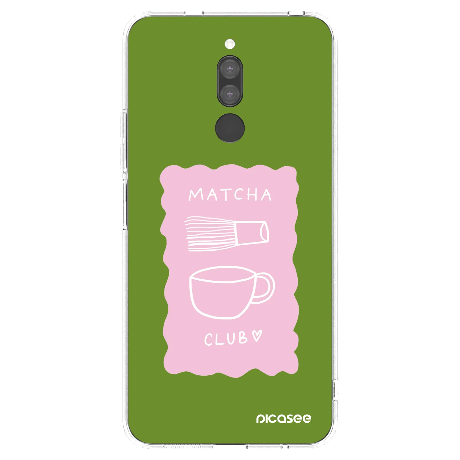 Picasee Xiaomi Redmi 8 Hülle - Transparentes Silikon - Matcha club