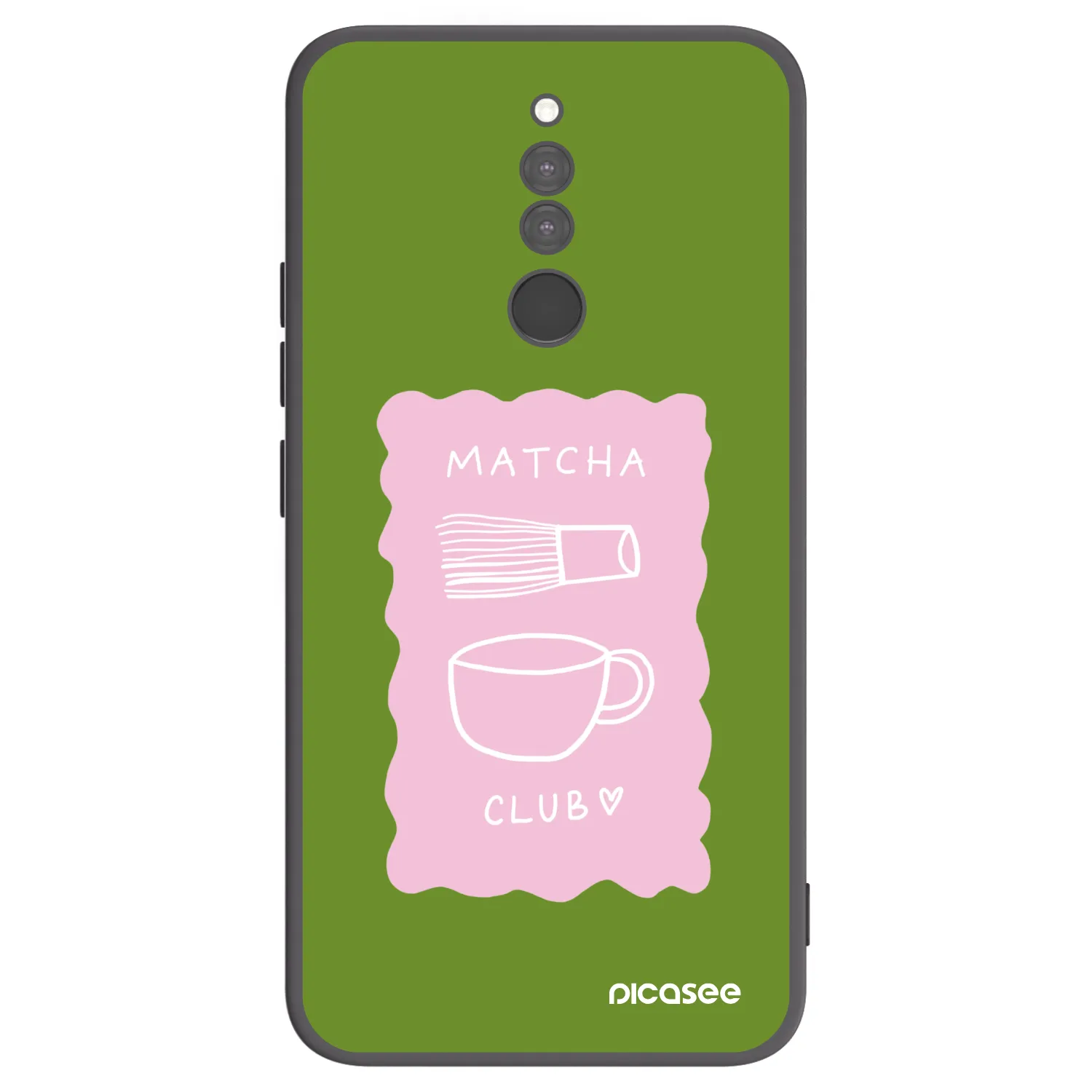 Picasee Xiaomi Redmi 8 Hülle - Schwarzes Silikon - Matcha club
