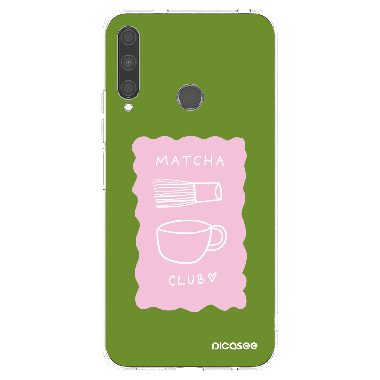 Picasee Huawei P40 Lite E Hülle - Transparentes Silikon - Matcha club