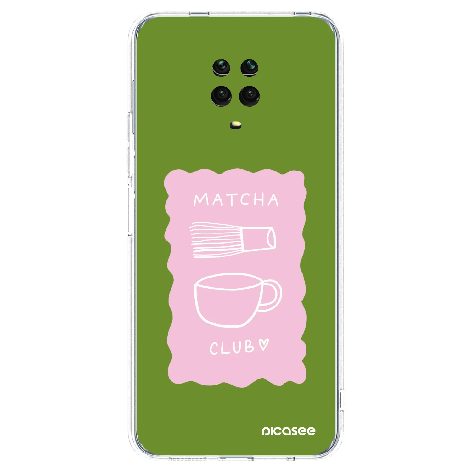 Picasee Xiaomi Redmi Note 9 Pro Hülle - Transparentes Silikon - Matcha club