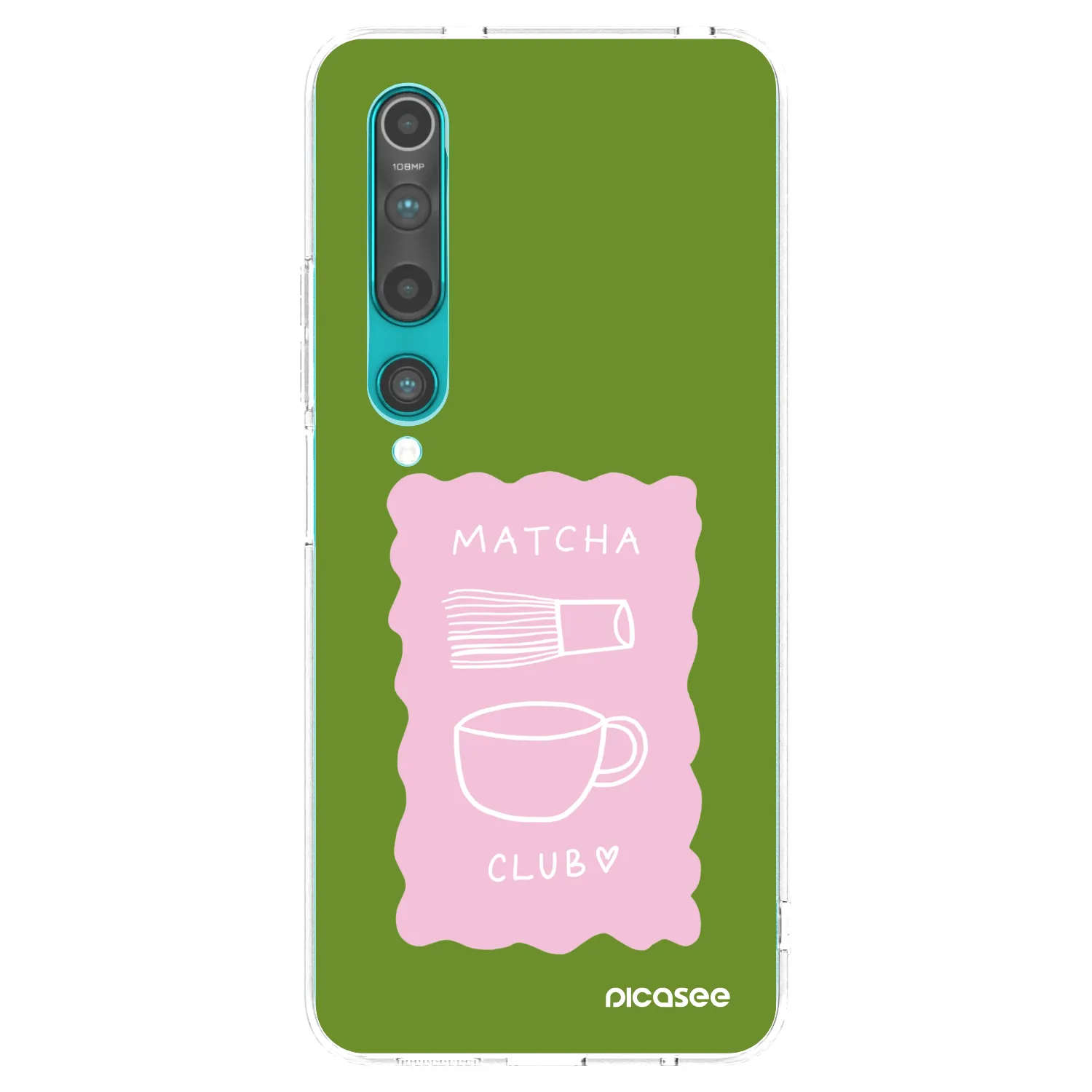 Picasee Xiaomi Mi 10 Hülle - Transparentes Silikon - Matcha club