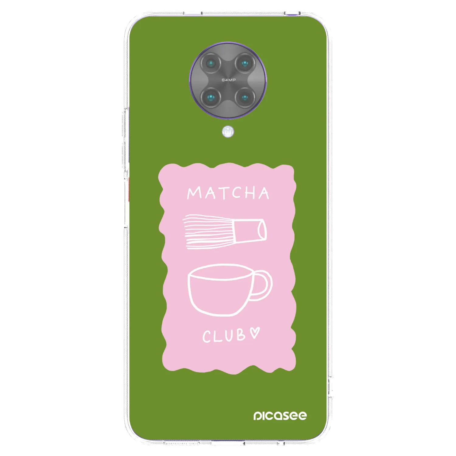 Picasee Xiaomi Poco F2 Pro Hülle - Transparentes Silikon - Matcha club