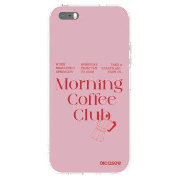 Picasee Apple iPhone 5/5S/SE Hülle - Transparentes Silikon - Morning