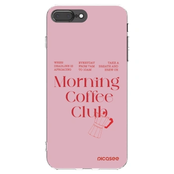 Picasee Apple iPhone 7 Plus Hülle - Transparentes Silikon - Morning