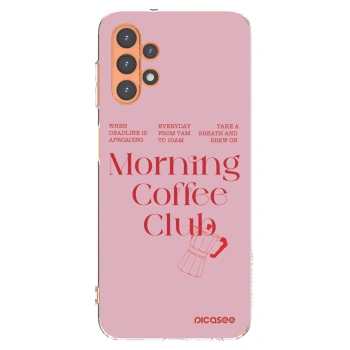 Picasee Samsung Galaxy A13 4G A135 Hülle - Transparentes Silikon - Morning