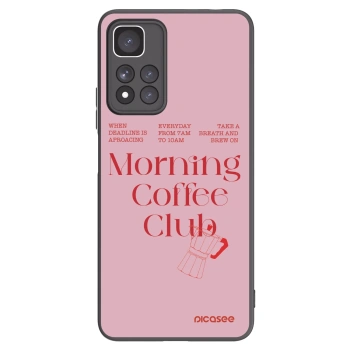 Picasee Xiaomi Redmi Note 11 Pro+ 5G Hülle - Schwarzes Silikon - Morning