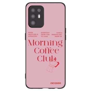 Picasee OPPO A94 5G Hülle - Schwarzes Silikon - Morning