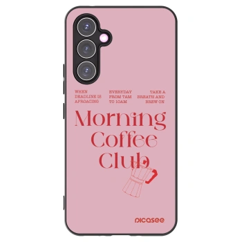 Picasee Samsung Galaxy A54 5G A546B Hülle - Schwarzes Silikon - Morning