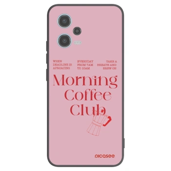 Picasee Xiaomi Redmi Note 12 5G Hülle - Schwarzes Silikon - Morning