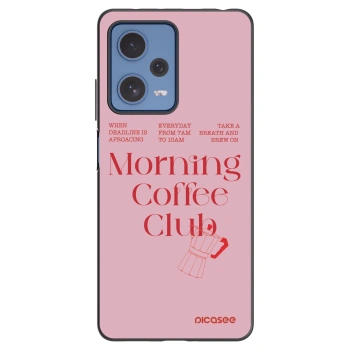 Picasee Xiaomi Redmi Note 12 Pro 5G Hülle - Schwarzes Silikon - Morning