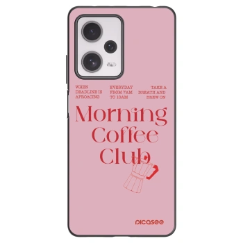 Picasee Xiaomi Redmi Note 12 Pro+ 5G Hülle - Schwarzes Silikon - Morning