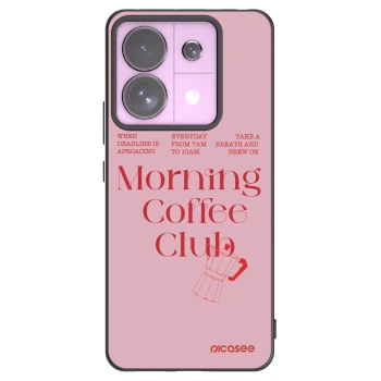 Picasee Xiaomi Redmi Note 13 Pro 5G Hülle - Schwarzes Silikon - Morning