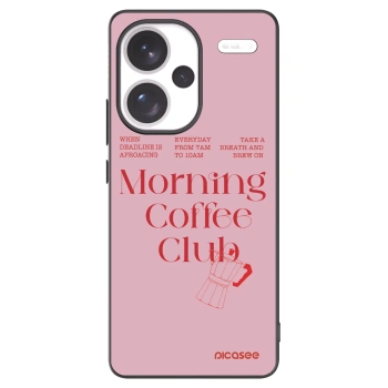 Picasee Xiaomi Redmi Note 13 Pro+ 5G Hülle - Schwarzes Silikon - Morning