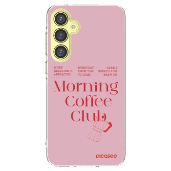 Picasee Samsung Galaxy A35 5G A356B Hülle - Transparentes Silikon - Morning