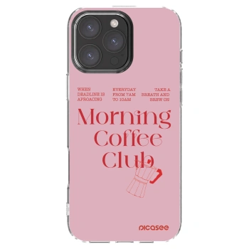 Picasee Apple iPhone 16 Pro Max Hülle - Transparentes Silikon - Morning
