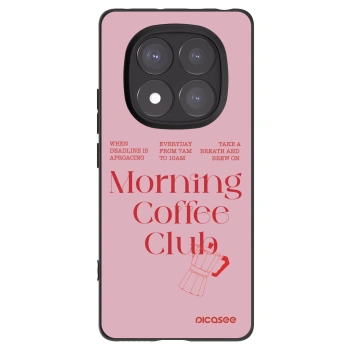 Picasee Xiaomi Redmi Note 14 Pro 5G Hülle - Schwarzes Silikon - Morning