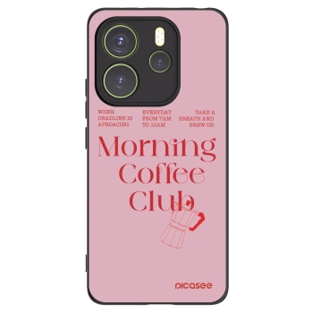 Picasee Xiaomi Redmi Note 14 4G Hülle - Schwarzes Silikon - Morning