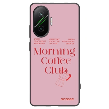 Picasee Xiaomi Poco F7 Pro 5G Hülle - Schwarzes Silikon - Morning
