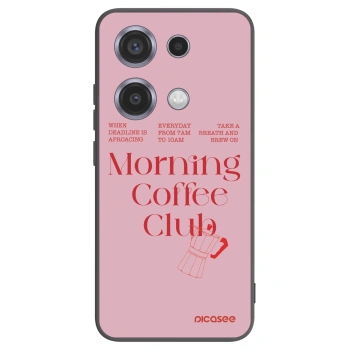 Picasee Xiaomi Redmi Note 14S Hülle - Schwarzes Silikon - Morning