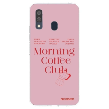 Picasee Samsung Galaxy A40 A405F Hülle - Transparentes Silikon - Morning