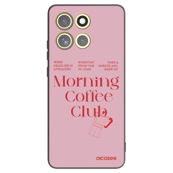 Picasee Motorola Moto G86 Power 5G Hülle - Schwarzes Silikon - Morning