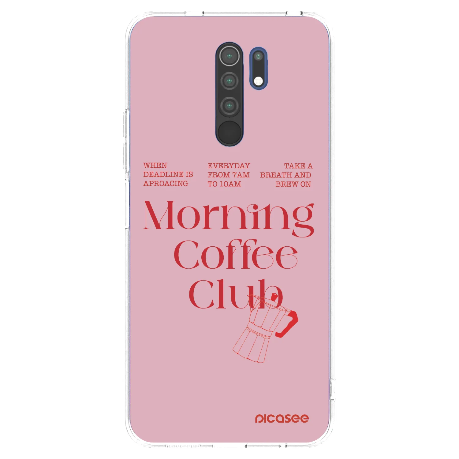 Picasee Xiaomi Redmi 9 Hülle - Transparentes Silikon - Morning
