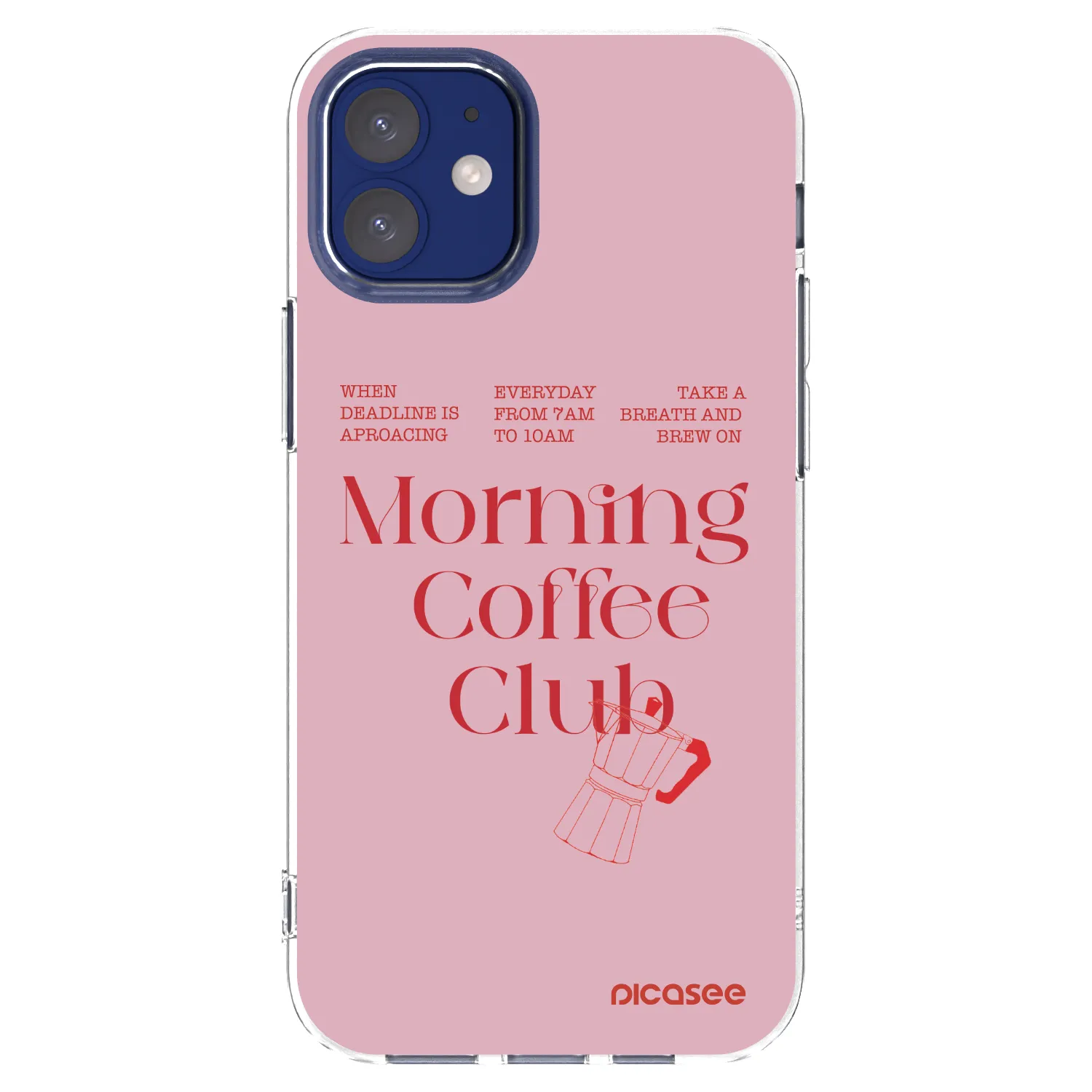 Picasee Apple iPhone 12 mini Hülle - Transparentes Silikon - Morning