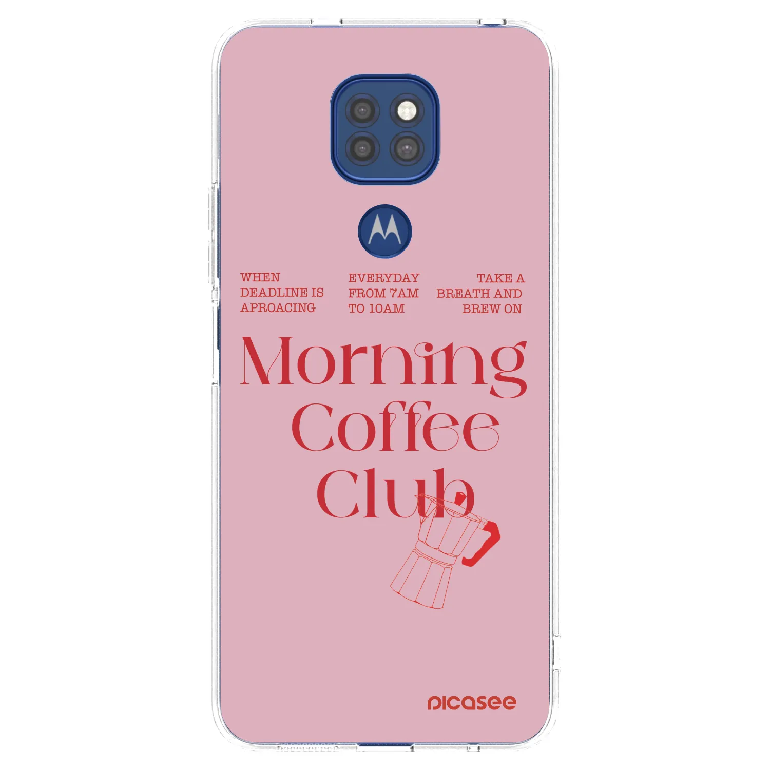 Picasee Motorola Moto G9 Play Hülle - Transparentes Silikon - Morning