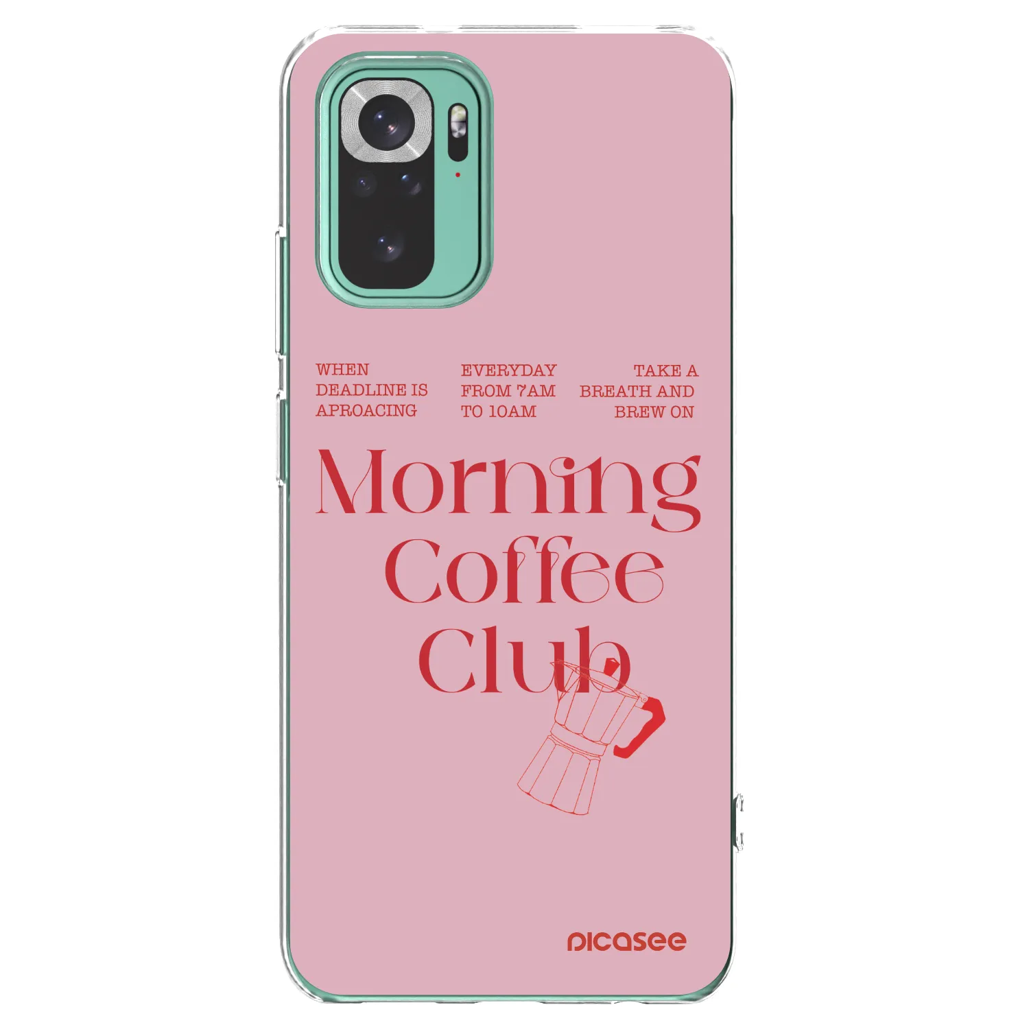Picasee Xiaomi Redmi Note 10 Pro Hülle - Transparentes Silikon - Morning