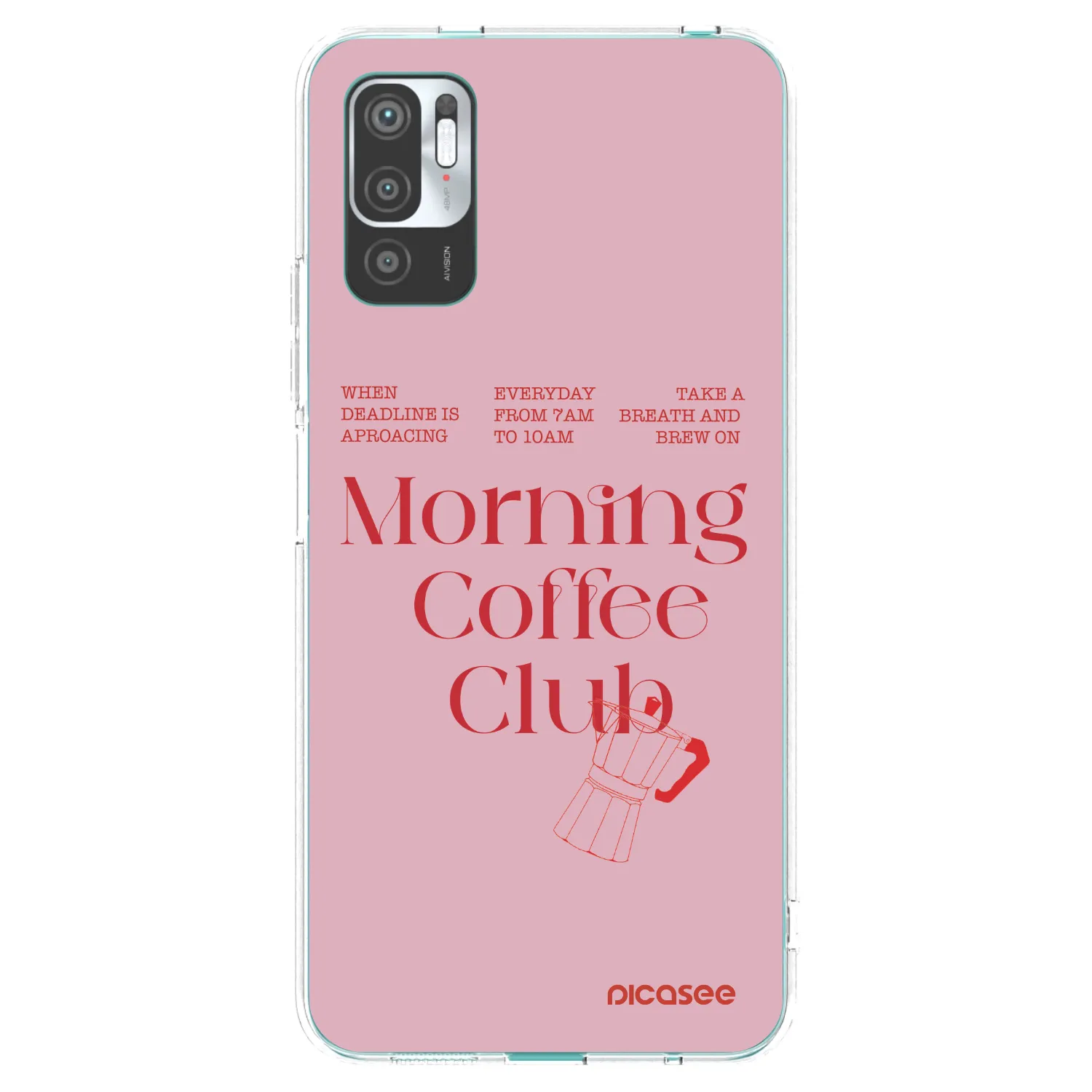 Picasee Xiaomi Redmi Note 10 5G Hülle - Transparentes Silikon - Morning