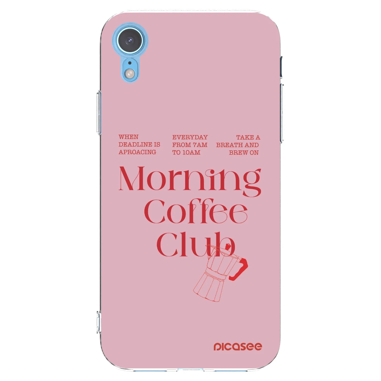 Picasee Apple iPhone XR Hülle - Transparentes Silikon - Morning