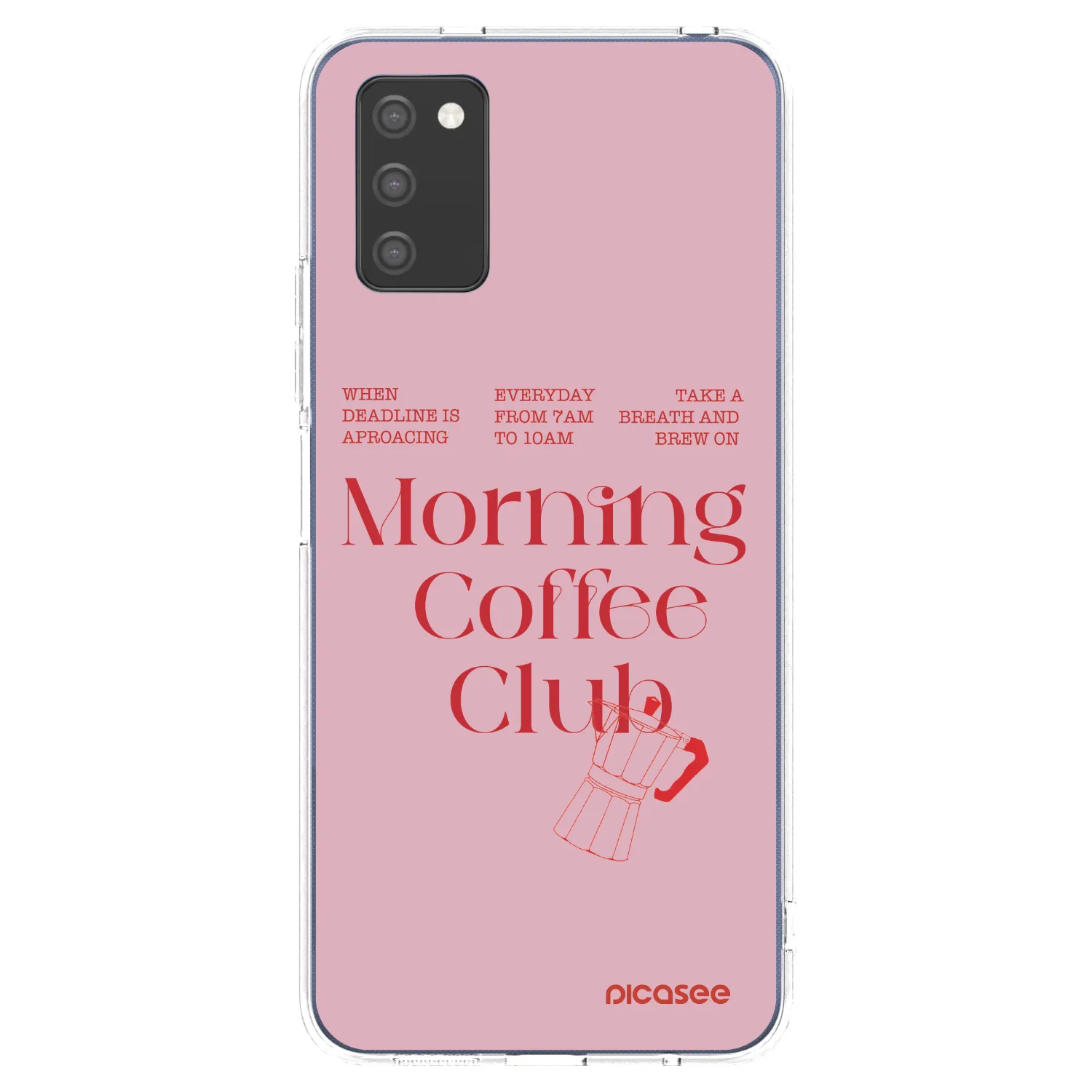 Picasee Samsung Galaxy A03s A037G Hülle - Transparentes Silikon - Morning