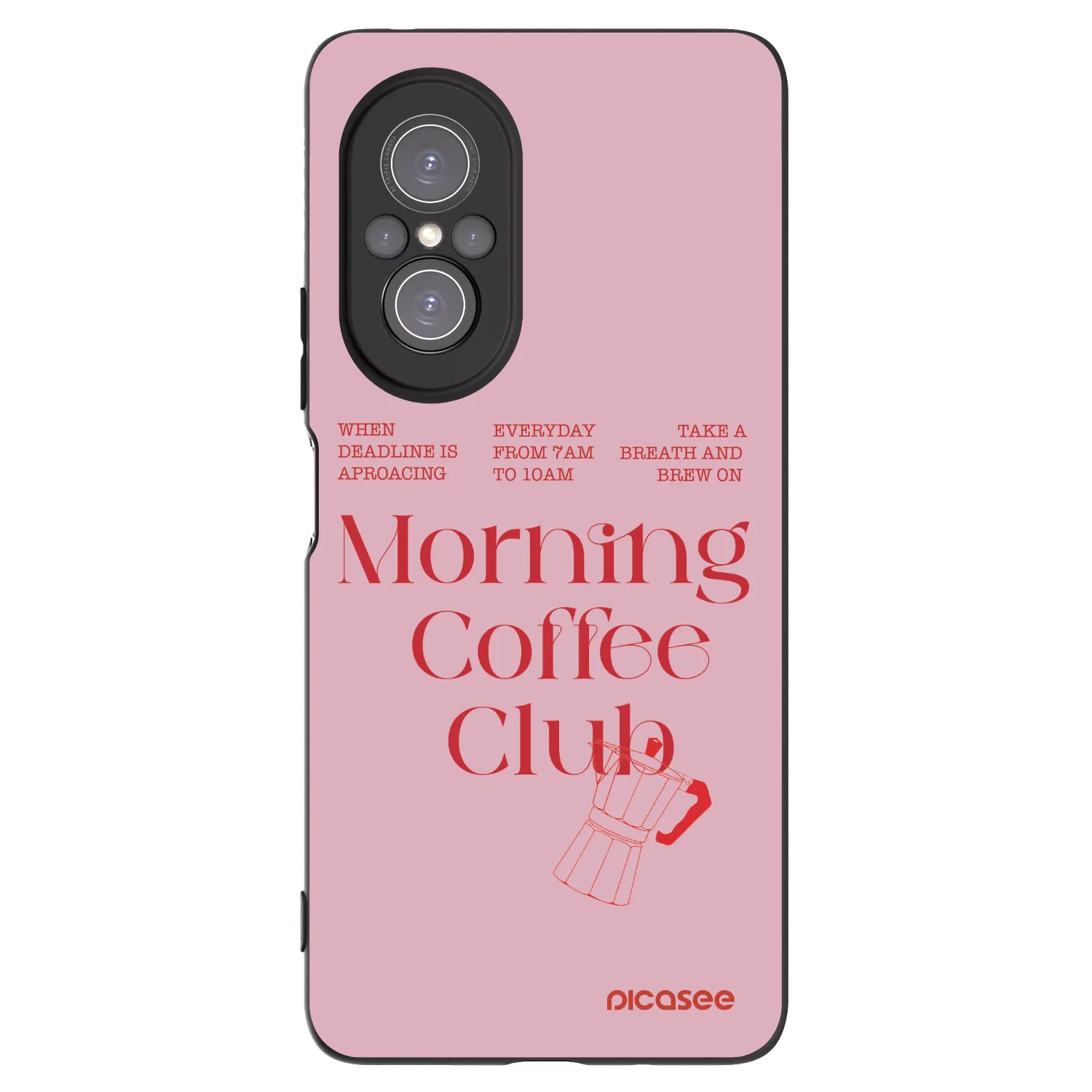 Picasee Huawei Nova 9 SE Hülle - Schwarzes Silikon - Morning
