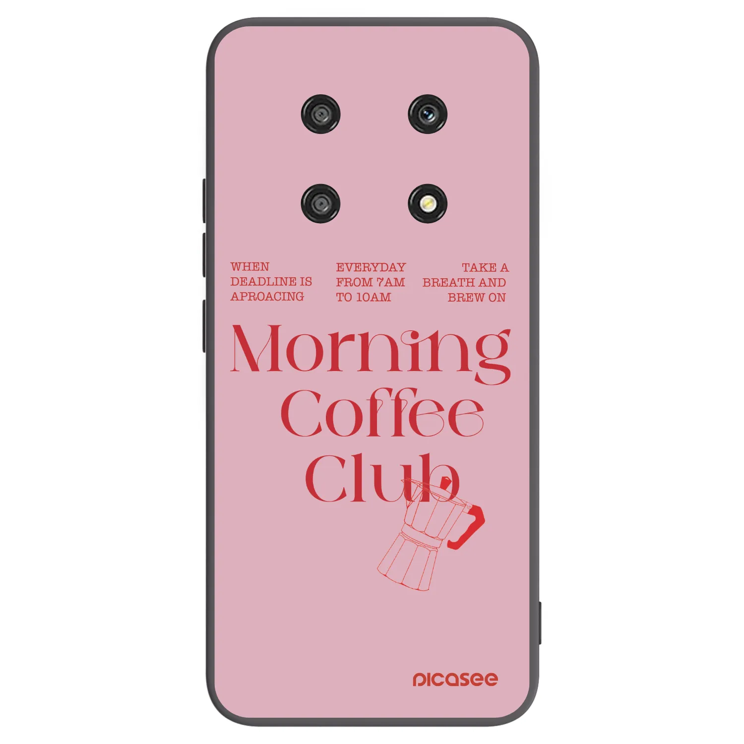 Picasee Honor Magic4 Lite 5G Hülle - Schwarzes Silikon - Morning