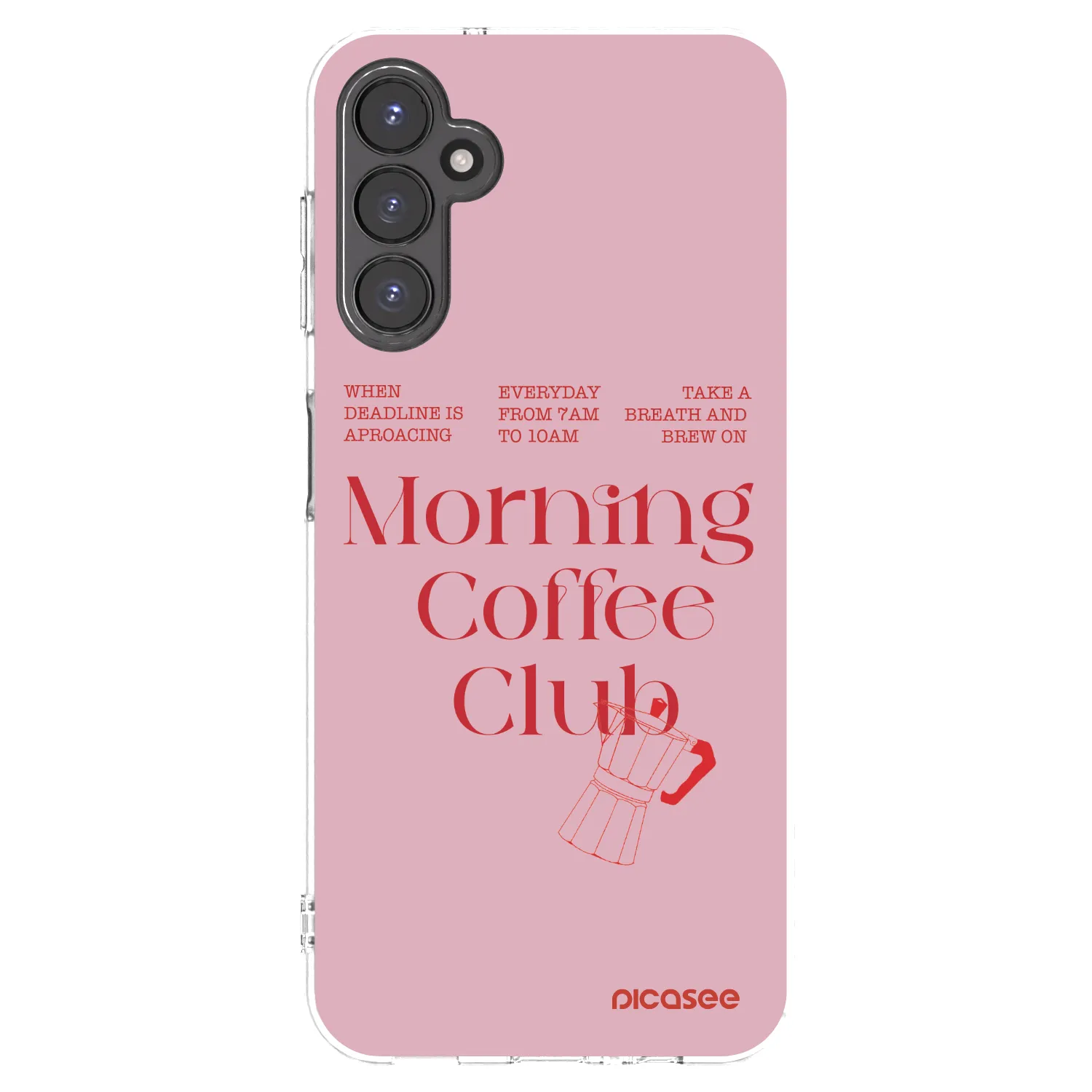 Picasee Samsung Galaxy A14 5G A146P Hülle - Transparentes Silikon - Morning